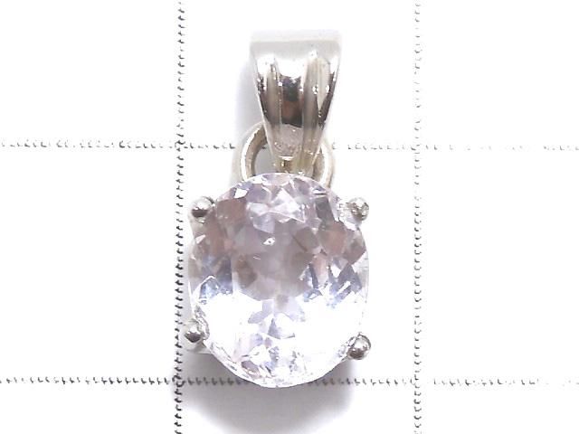 【動画】【1点もの】宝石質クンツァイトAAA ファセットカットペンダントトップ SILVER925製 NO.92 サムネイル2