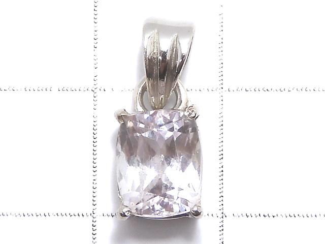 【動画】【1点もの】宝石質クンツァイトAAA ファセットカットペンダントトップ SILVER925製 NO.97 サムネイル2