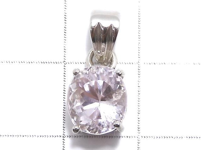 【動画】【1点もの】宝石質クンツァイトAAA ファセットカットペンダントトップ SILVER925製 NO.99 サムネイル2