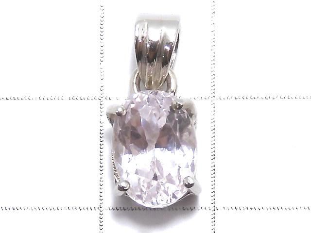 【動画】【1点もの】宝石質クンツァイトAAA ファセットカットペンダントトップ SILVER925製 NO.101 サムネイル2