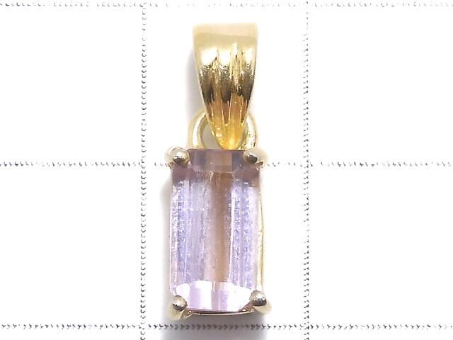 【動画】【1点もの】宝石質クンツァイトAAA ファセットカットペンダントトップ 18KGP製 NO.107 サムネイル2
