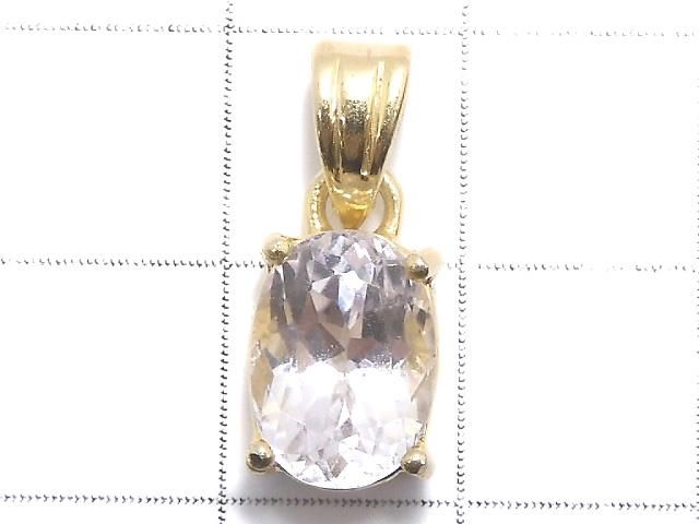 【動画】【1点もの】宝石質クンツァイトAAA ファセットカットペンダントトップ 18KGP製 NO.110 サムネイル2