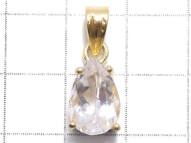 【動画】【1点もの】宝石質クンツァイトAAA ファセットカットペンダントトップ 18KGP製 NO.115 サムネイル2