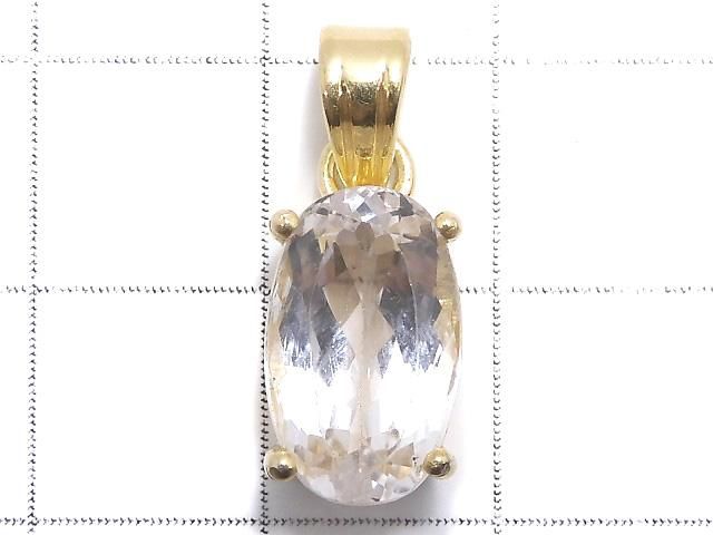 【動画】【1点もの】宝石質クンツァイトAAA ファセットカットペンダントトップ 18KGP製 NO.121 サムネイル2