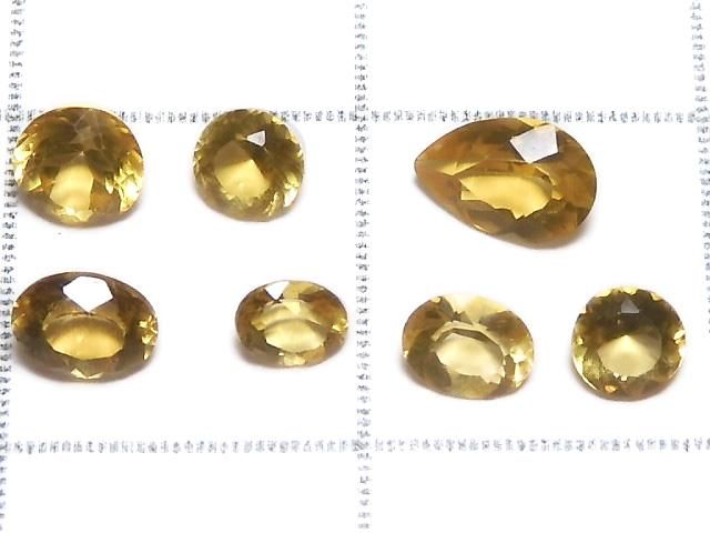 【動画】【1点もの】宝石質コンドロダイト ルース ファセットカット 7粒セット NO.4 サムネイル2