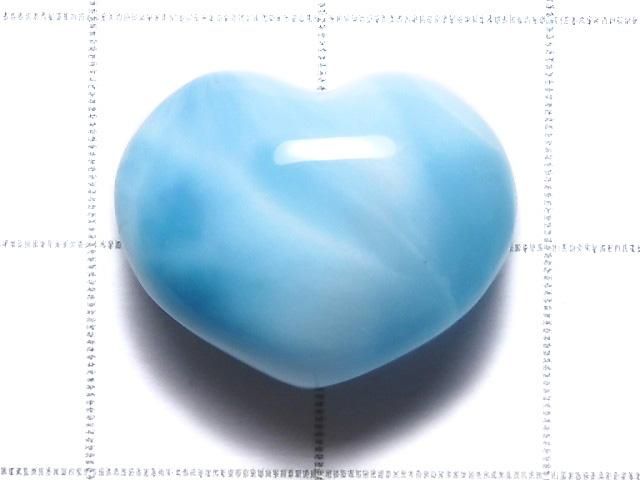 【動画】【1点もの】高品質ラリマーAAA ハート 【片穴】 1個 NO.16 サムネイル2