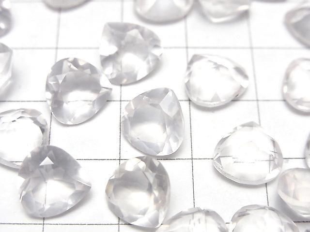 【動画】宝石質ローズクォーツAAA ルース マロンファセットカット10×10mm 2粒 サムネイル2