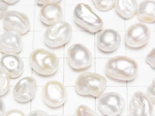 【動画】【粒売り】淡水真珠AA++ ルース ポテト~バロック8~11mm ホワイト 10粒 サムネイル2