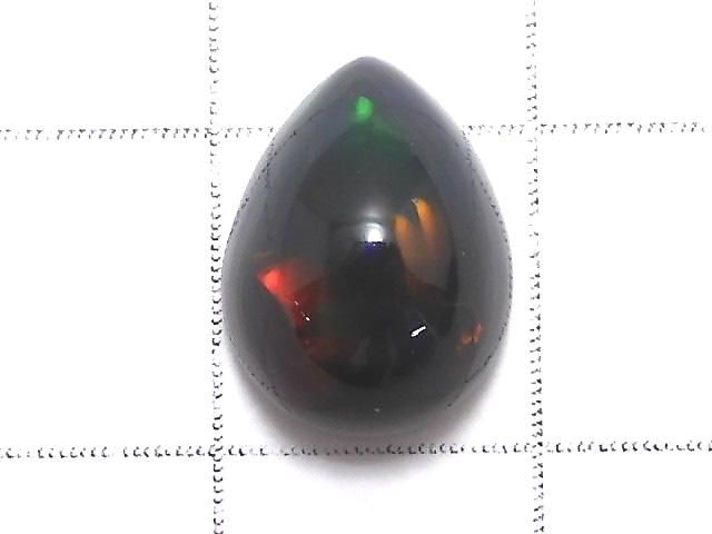 【動画】【1点もの】ブラックオパールAAA カボション 1個 NO.24 サムネイル2