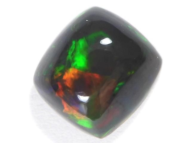 【動画】【1点もの】ブラックオパールAAA カボション 1個 NO.28の画像