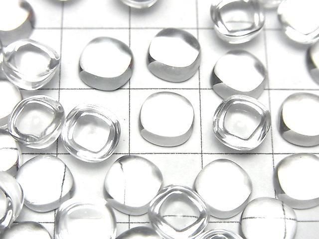【動画】宝石質ホワイトトパーズAAA スクエア カボション8×8mm 2個 サムネイル2
