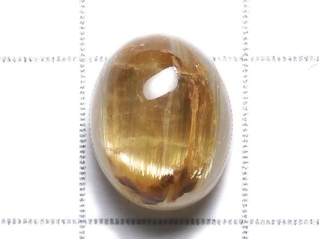 【動画】【1点もの】宝石質ルチルクォーツAAA カボション 1個 NO.73 サムネイル2