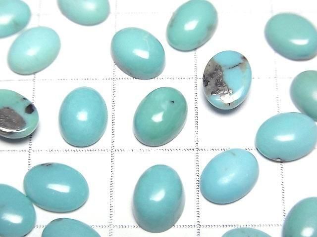 【動画】ターコイズAA++ オーバル カボション8×6mm 3個 サムネイル2