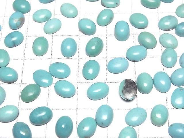 【動画】ターコイズAA++ オーバル カボション8×6mm 3個 サムネイル4