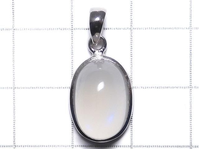 【動画】【1点もの】宝石質ロイヤルブルームーンストーンAAA ペンダントトップ SILVER925製 NO.36 サムネイル2