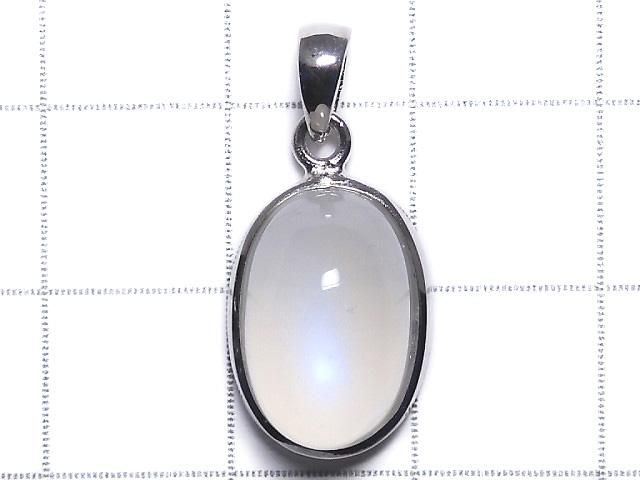 【動画】【1点もの】宝石質ロイヤルブルームーンストーンAAA ペンダントトップ SILVER925製 NO.38 サムネイル2