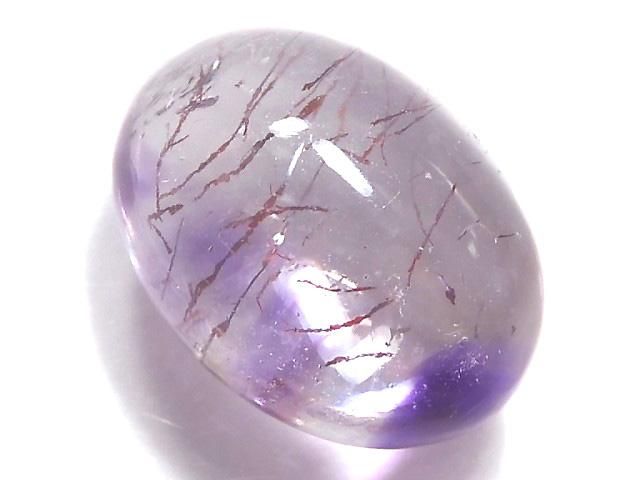 【動画】【1点もの】宝石質エレスチャルクォーツAAA カボション 1個 NO.206の画像