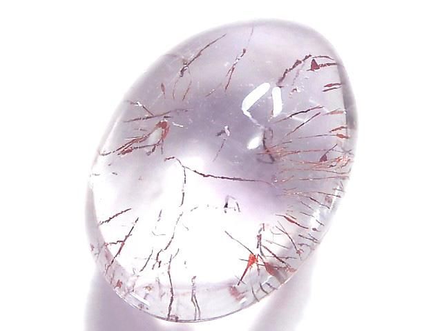 【動画】【1点もの】宝石質エレスチャルクォーツAAA カボション 1個 NO.207の画像