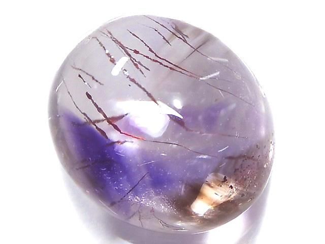【動画】【1点もの】宝石質エレスチャルクォーツAAA カボション 1個 NO.212の画像