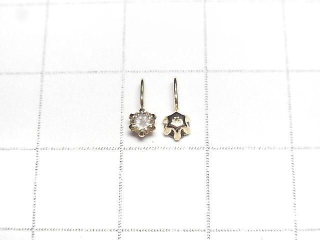 【動画】【日本製】ライトブラウンダイヤモンド ラウンドファセットカット3×3mm ペンダントトップ 【K18 Yellow Gold】 サムネイル2