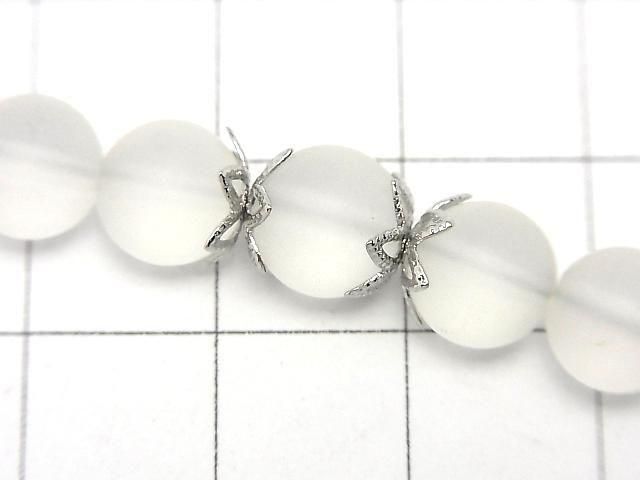 メタルパーツ ビーズキャップ7×7×0.5mm シルバーカラー 10個 サムネイル3