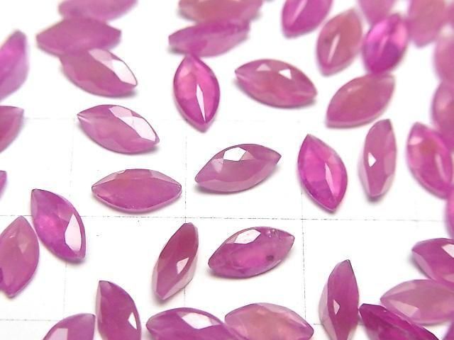 【動画】宝石質ピンクサファイアAAA ルース マーキスファセットカット8×4mm 2粒 サムネイル2