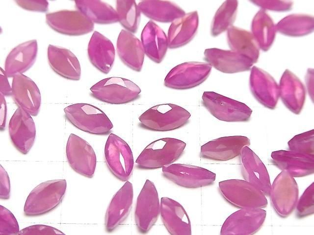 【動画】宝石質ピンクサファイアAAA ルース マーキスファセットカット8×4mm 2粒 サムネイル3