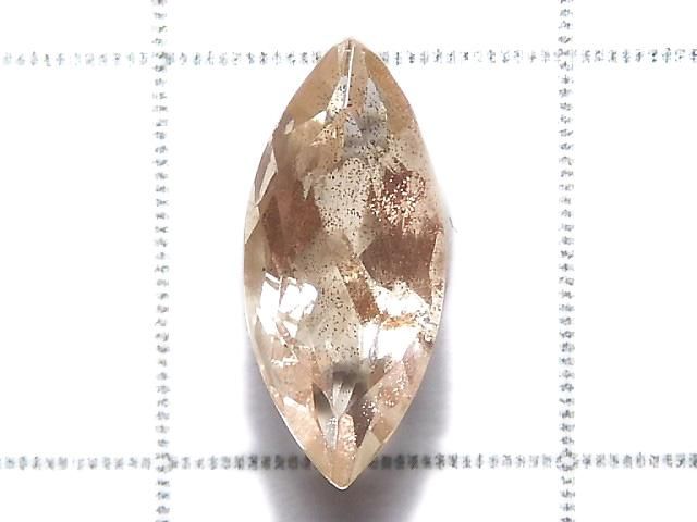 【動画】【1点もの】宝石質オレゴンサンストーンAAA ルース ファセットカット 1個 NO.220 サムネイル2