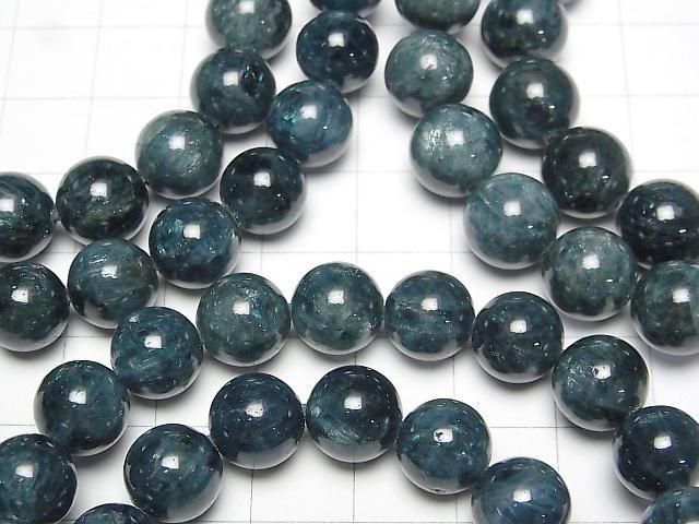 【動画】ティールブルーアパタイトAA+ ラウンド10mm 1連(ブレス) サムネイル3