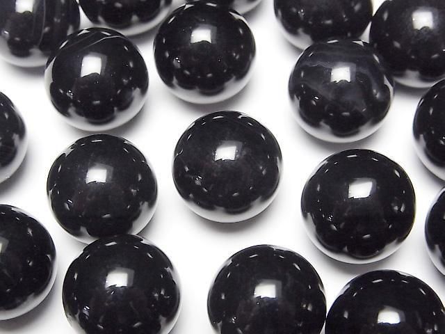 オニキス スフィア・ラウンド15mm 3個|天然石ビーズの卸問屋 オニキス スフィア・ラウンド15mm 3個|天然石ビーズの卸問屋