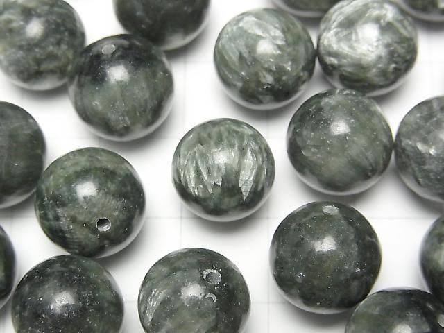 【動画】セラフィナイトAAA 片穴ラウンド12mm 2粒 サムネイル2