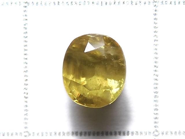 【動画】【1点もの】宝石質スフェーン(チタナイト)AAA ルース ファセットカット 1粒 NO.241 サムネイル2