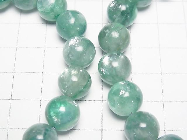 【動画】グリーンレピドライトAAA- ラウンド11mm 1連(ブレス) サムネイル3