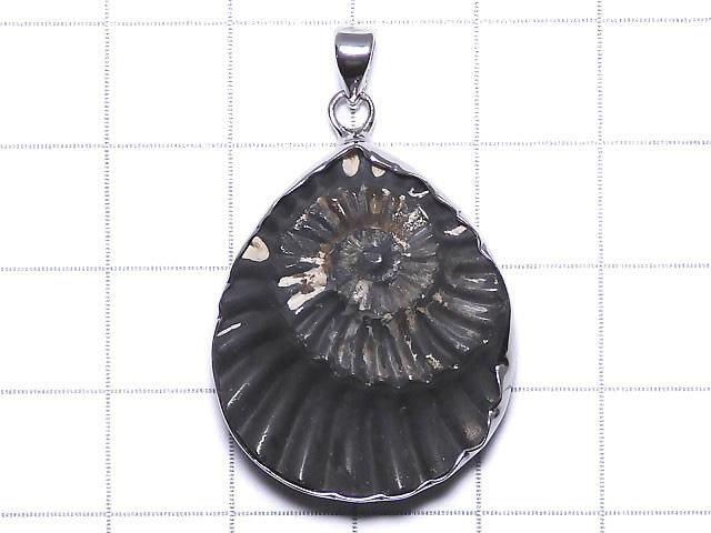 【動画】【1点もの】アンモナイトパイライト ペンダントトップ SILVER925製 NO.147 サムネイル2