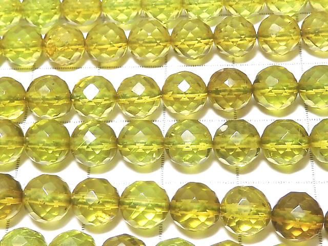 【動画】グリーンアンバーAAA- 64面ラウンドカット6mm 1/4連~1連(約38cm) サムネイル2