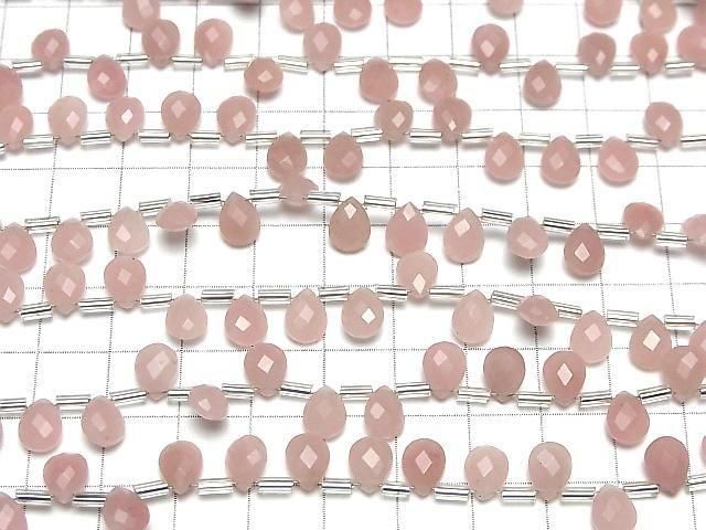 【動画】グァバクォーツAAA ペアシェイプ ブリオレットカット8×6mm 半連/1連(18粒) サムネイル4