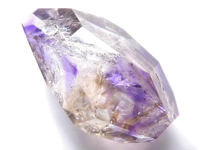【動画】【1点もの】水入りエレスチャルクォーツAAA- タンブルカット ルース 1個 NO.5の画像