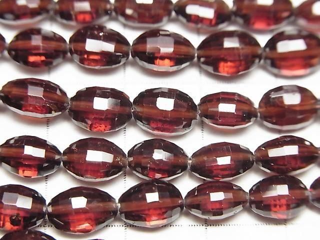 【動画】宝石質モザンビーク産ガーネットAAA- オーバルカット 1連(約18cm) サムネイル2