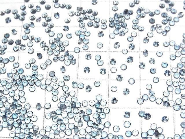 【動画】宝石質ロンドンブルートパーズAAA ルース ラウンドファセットカット2×2mm 10粒 サムネイル3