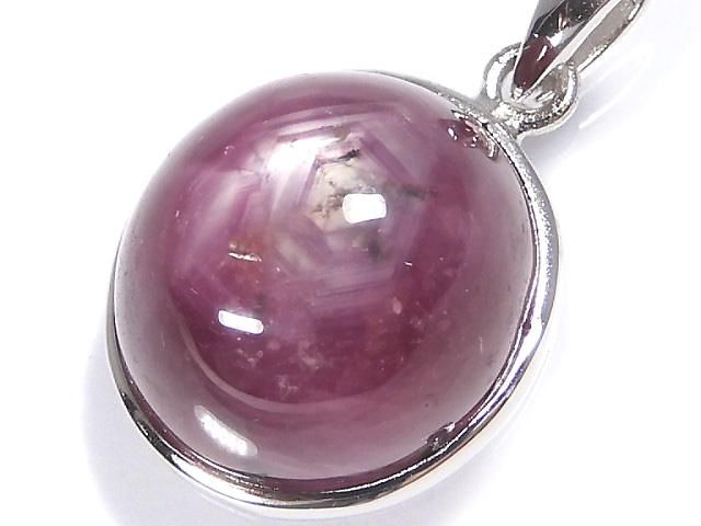 【動画】【1点もの】宝石質スタールビーAAA ペンダントトップ SILVER925製 NO.10の画像