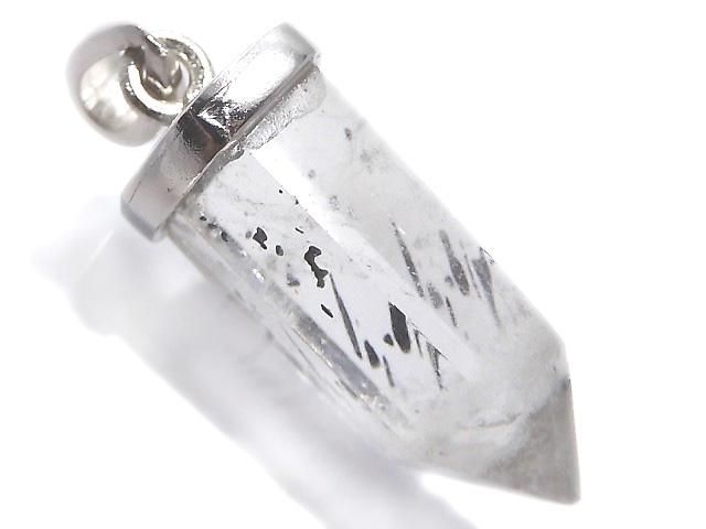 【動画】【1点もの】スティブナイトインクォーツ ペンダントトップ SILVER925製 NO.4の画像