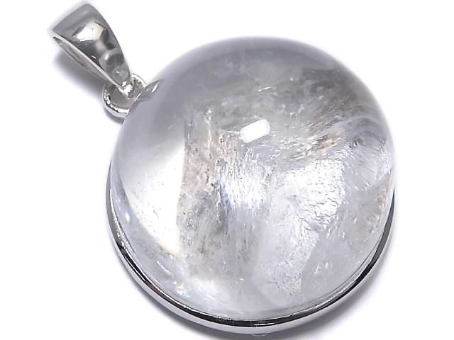 【動画】【1点もの】クリスタルインクリスタル ペンダントトップ SILVER925製 NO.118の画像