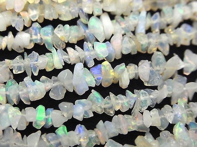 【動画】エチオピア産オパールAA++ チップ(ミニタンブル) 1連(約82cm)の画像