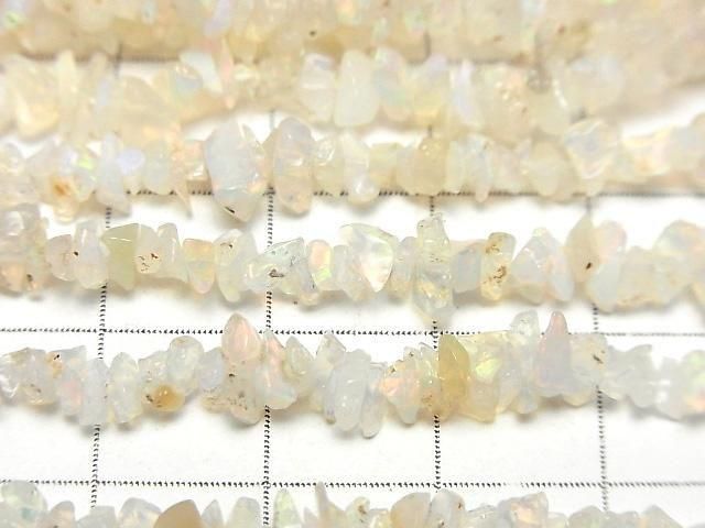 【動画】エチオピア産オパールAA++ チップ(ミニタンブル) 1連(約82cm) サムネイル2