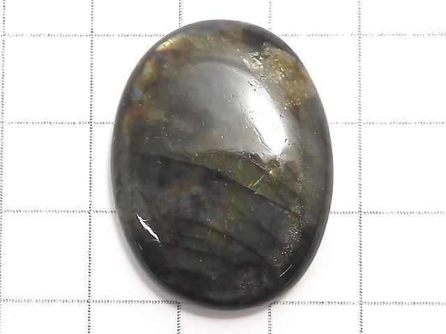 【動画】【1点もの】ラブラドライトAAA カボション 1個 NO.1 サムネイル2