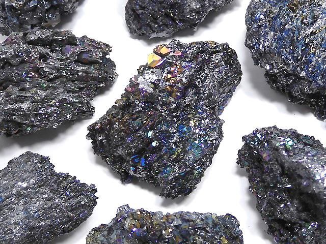 【動画】【1点もの】シリコンカーバイド ラフロック 12個セット NO.3の画像