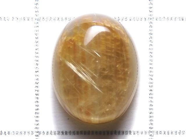 【動画】【1点もの】宝石質ルチルクォーツAAA カボション 1個 NO.101 サムネイル2