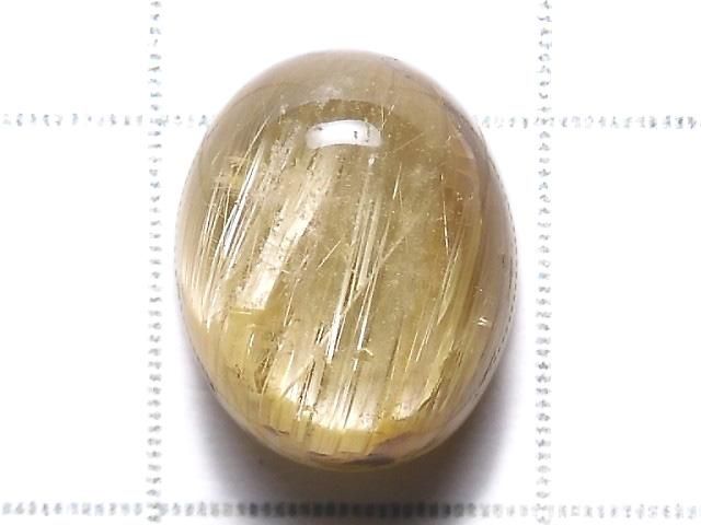 【動画】【1点もの】宝石質ルチルクォーツAAA カボション 1個 NO.110 サムネイル2
