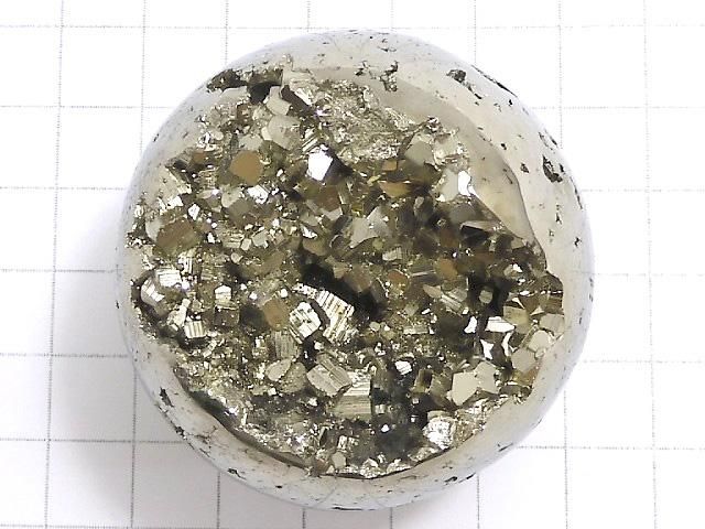 【動画】【1点もの】ゴールデンパイライト スフィア・ラウンド49mm 1個 NO.1 サムネイル2