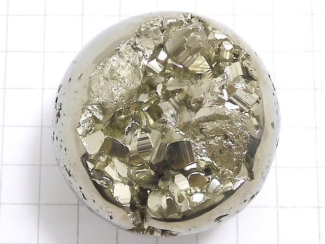 【動画】【1点もの】ゴールデンパイライト スフィア・ラウンド51mm 1個 NO.10 サムネイル2